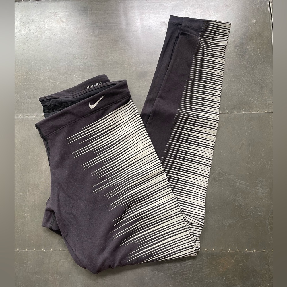 Nike Dri-Fit Black Reflective Running Leggings